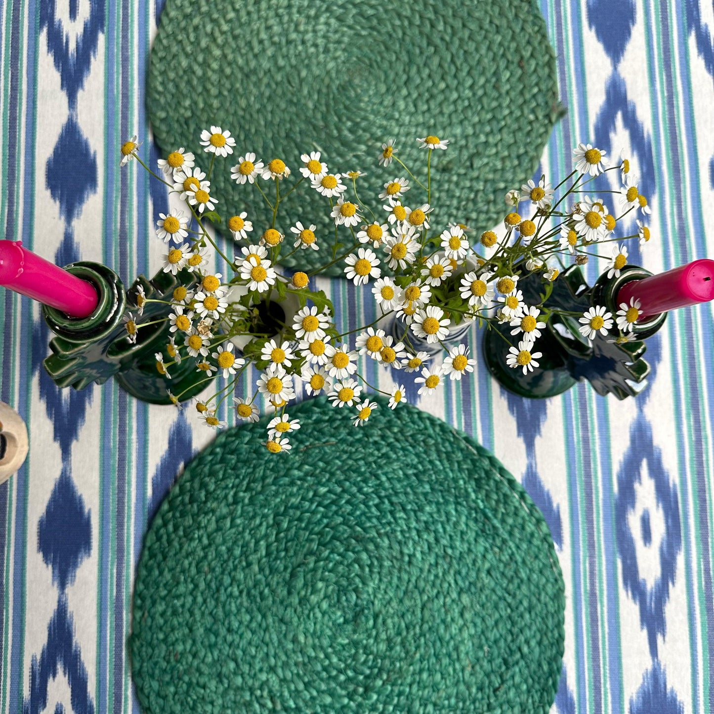 Jute placemat groen - Frank Styling