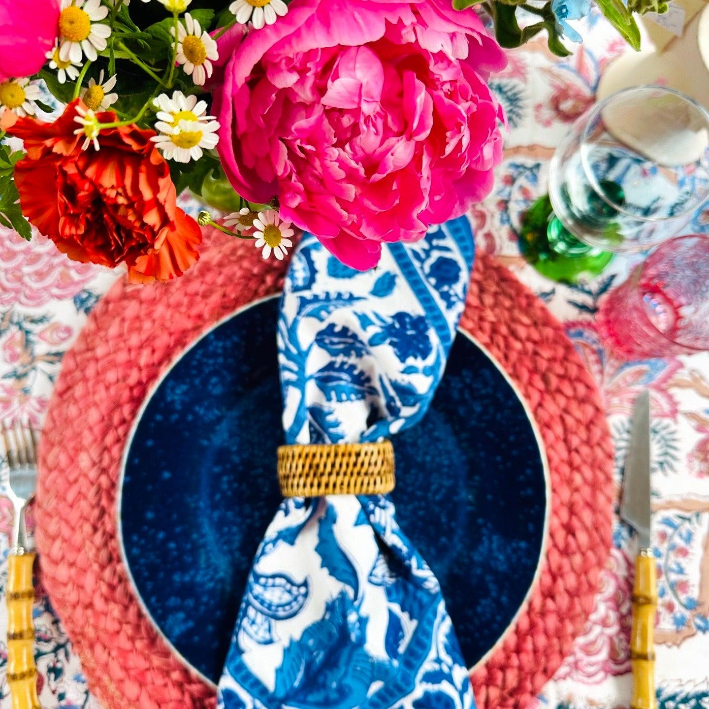 Jute placemat framboos - Frank Styling