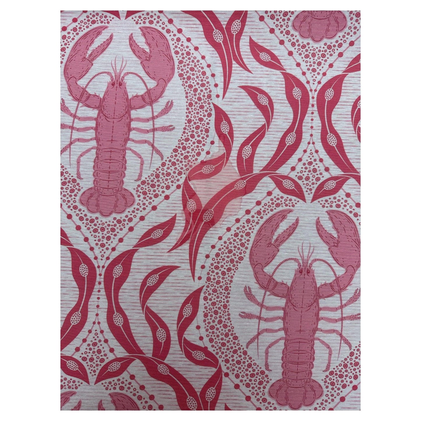 Waterafstotend tafelkleed kreeftenprint roze - Frank Styling