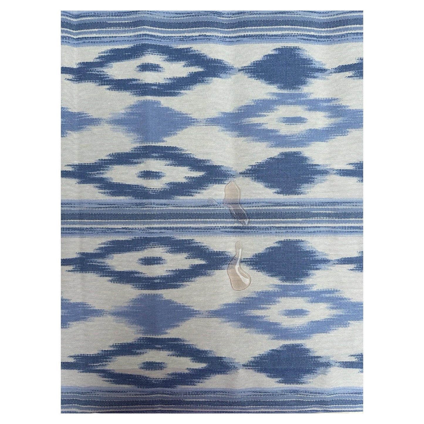 Waterafstotend tafelkleed licht blauwe ikat - Frank Styling