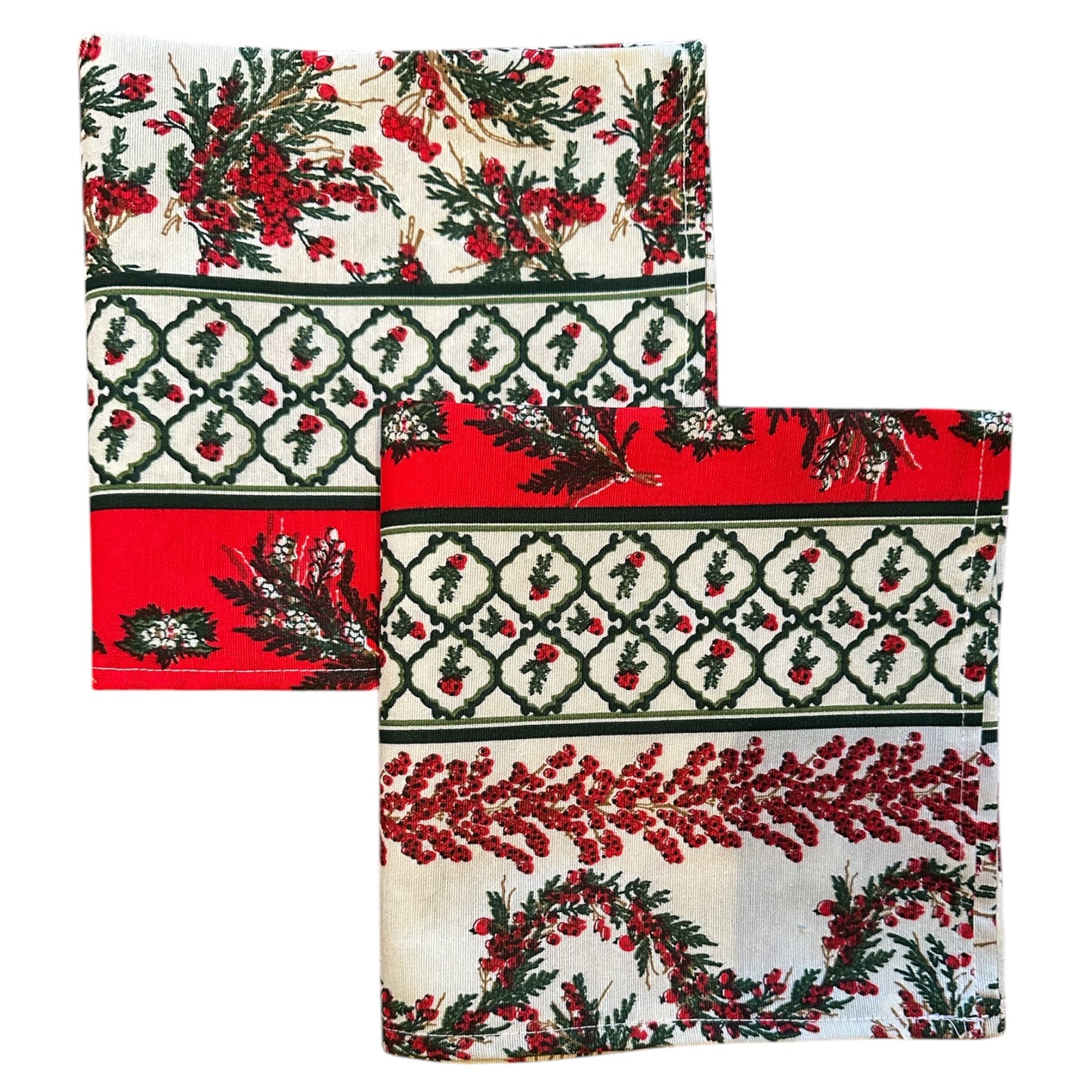 Servetten traditionele kerstprint