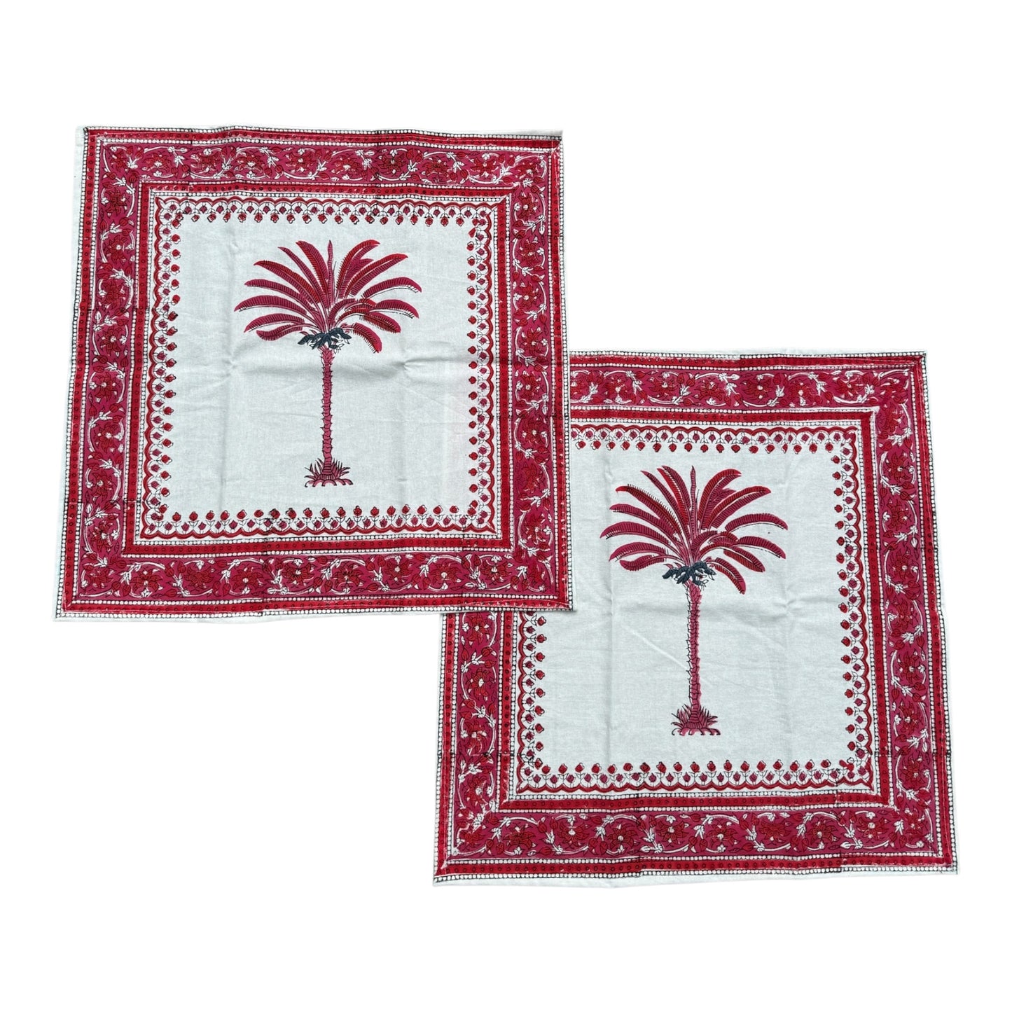 Tablecloth palm tree blue