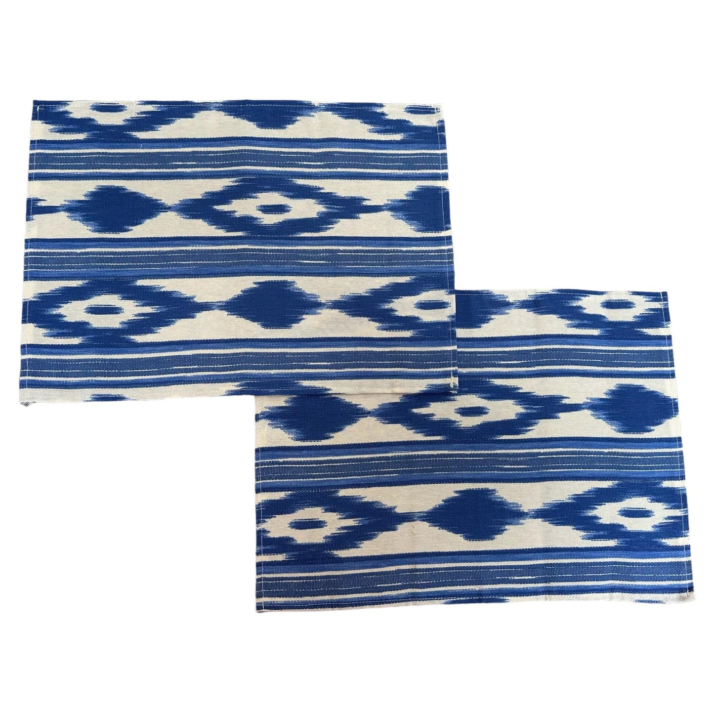 Placemat Mallorcaanse ikat kobalt blauw - Frank Styling