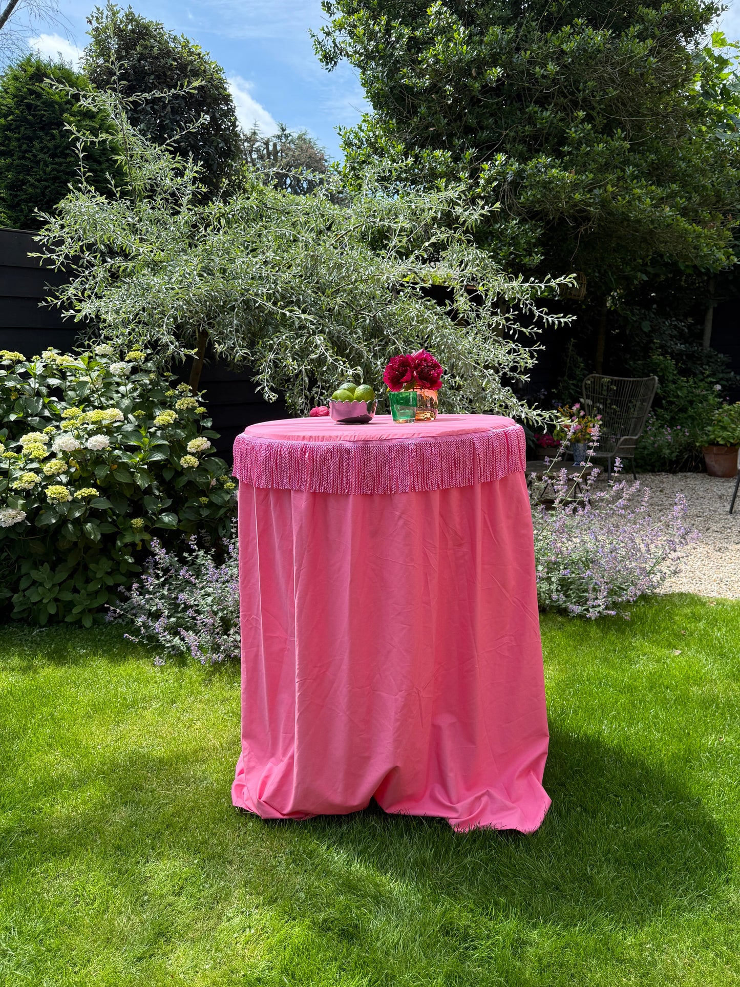 Statafelrok pink tassels