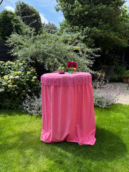Statafelrok pink tassels