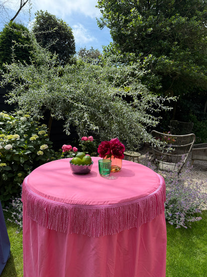 Statafelrok pink tassels