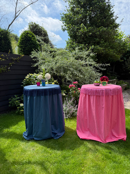 Statafelrok pink tassels