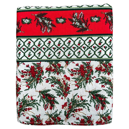 Tafelkleed tradionele kerstprint