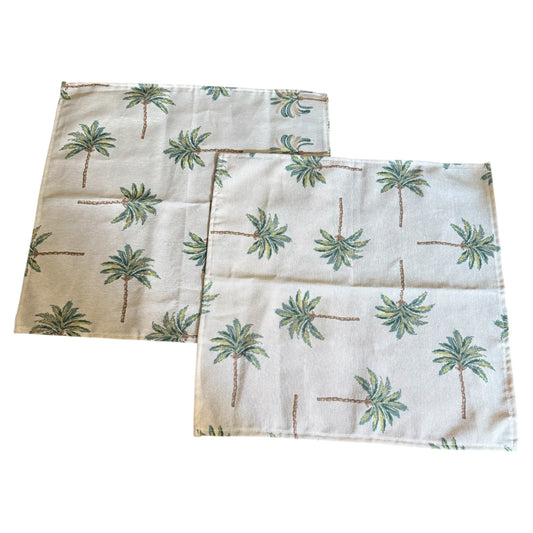 Servetten groene palmbomen