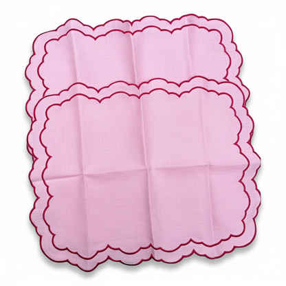 Mallorcan ikat print placemat cobalt blue