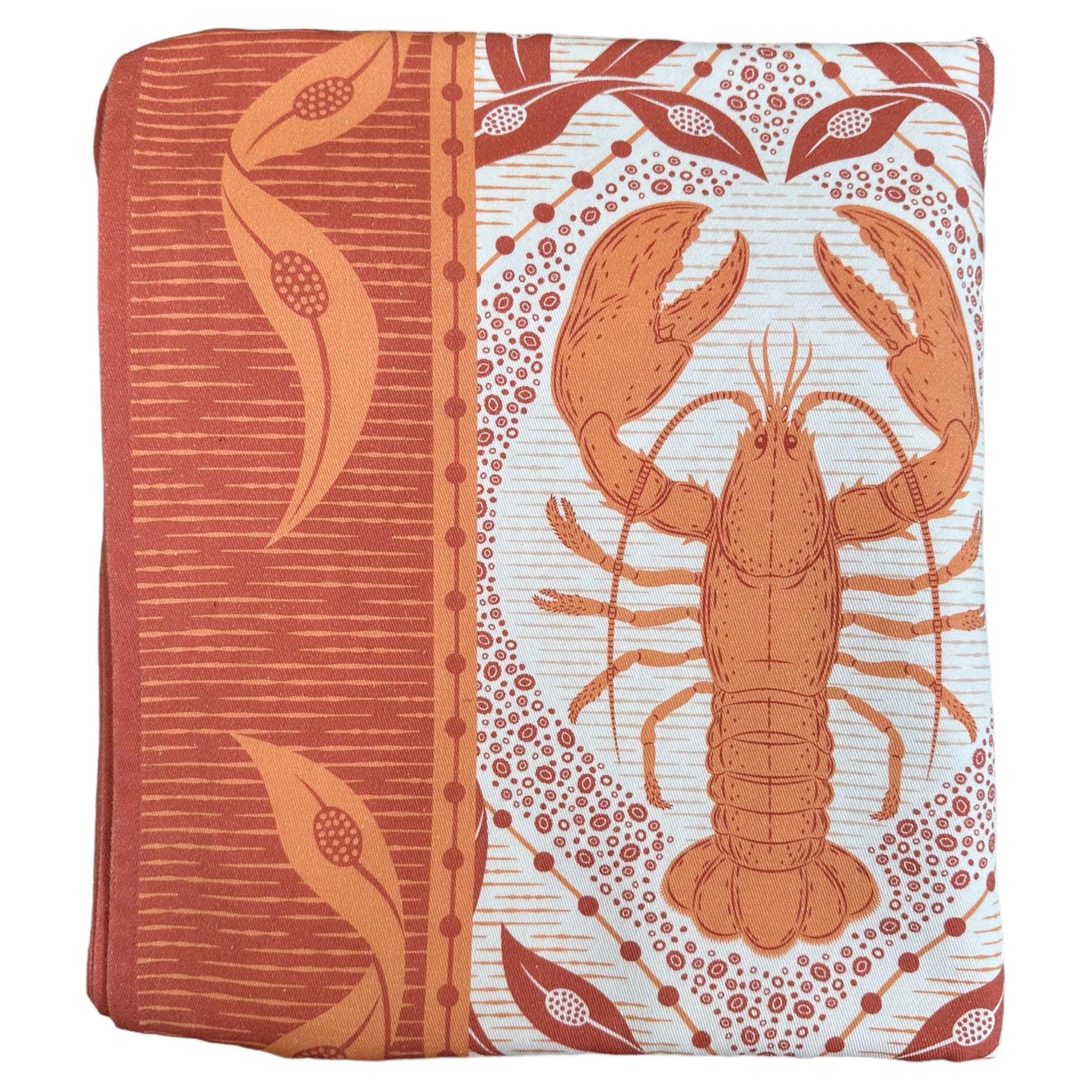 Oranje kreeften tafelkleed - Frank Styling